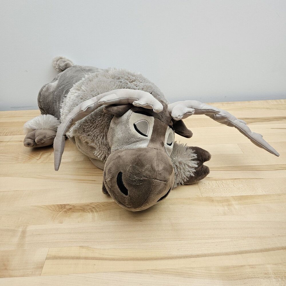 Disney Parks Sleeping Sven Dream Friends Sleeping Plush Pillow FROZEN Reindeer